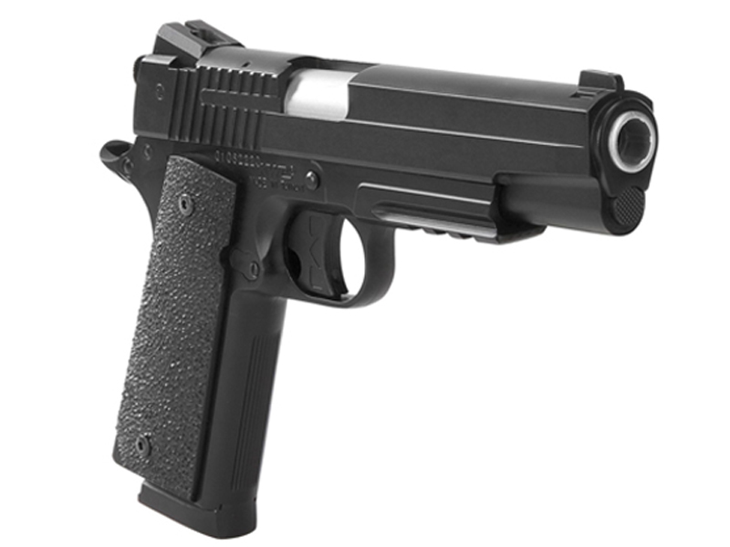 KWC 1911 Co2 Pistol (4.5mm-KM-42ZDHN-Metal Slide-NBB-BK)