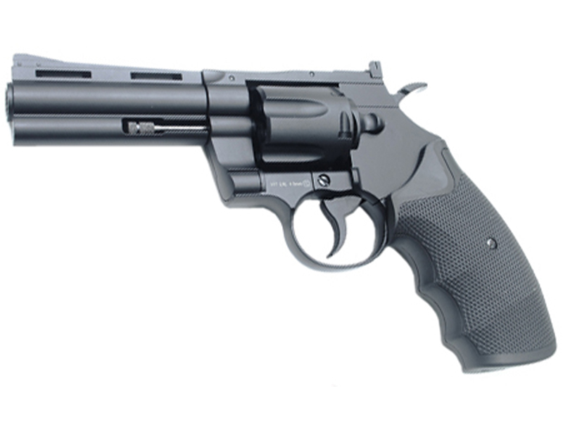 KWC 4″ Co2 Revolver (4.5mm-KM-67DN-Full Metal-NBB-BK)