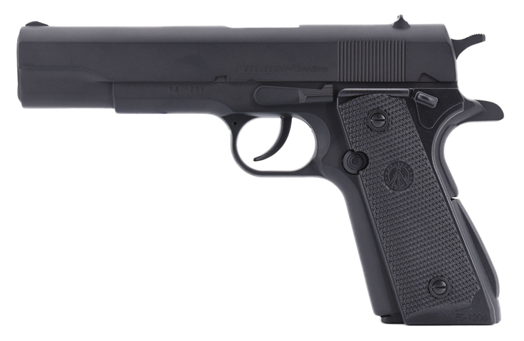 Hwasan M1911 Co2 Pistol (4.5mm – Black)