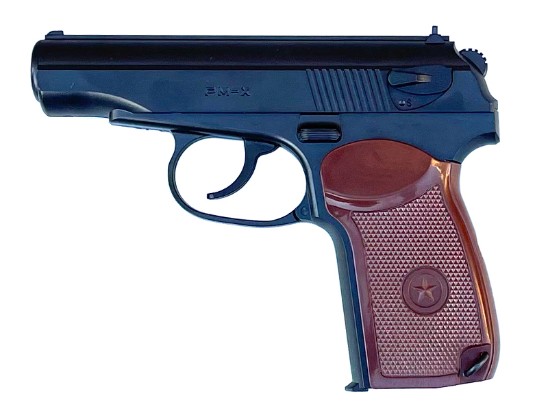 Borner Makarov PM-X Non-Blowback Co2 Air Pistol (Full Polymer – 4.5mm/.177)