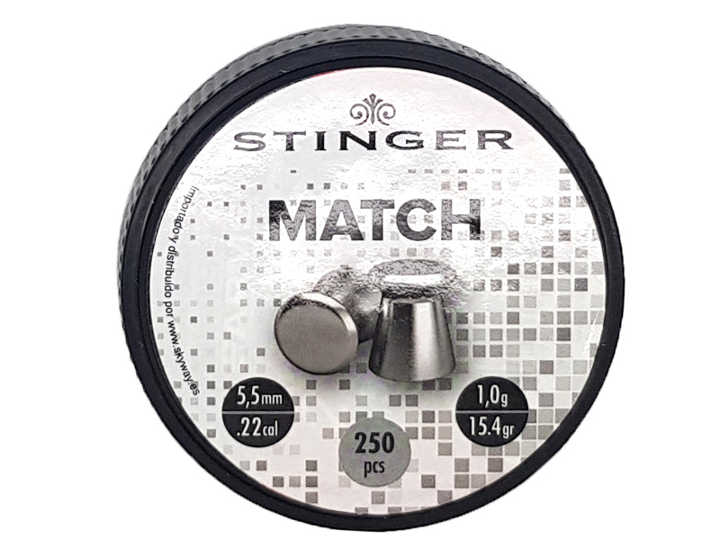 Stinger Match BB 5.5 (5.5mm – .22 – 250 Rounds)