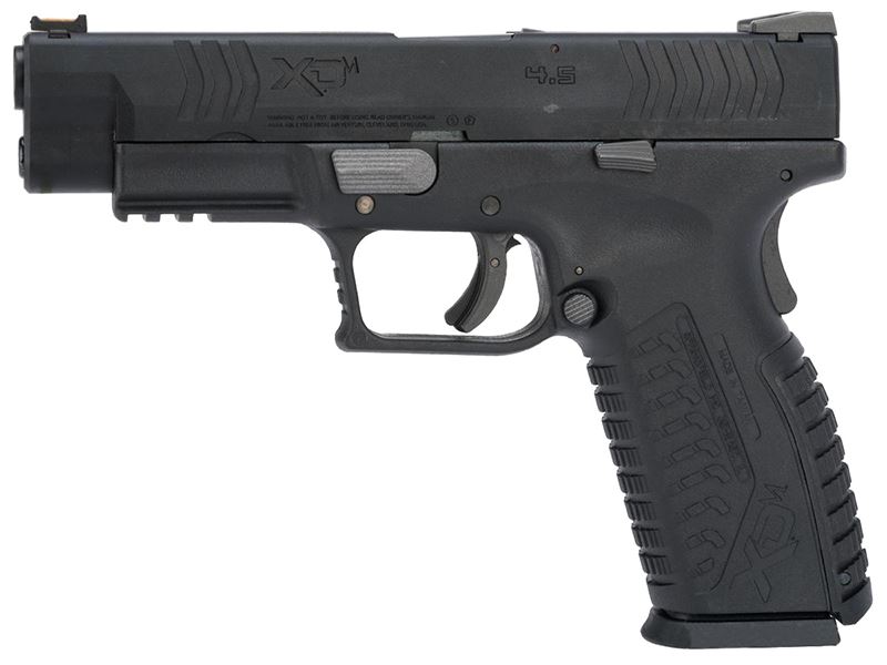 Springfield Armory 4.5 XDM .177/4.5mm CO2 Blowback Air Pistol (Reel Feel Recoil – Black – SA-XDM45CBB4-B)
