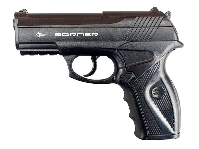 Borner 4.5mm/.177 C11 Air Pistol (Polymer – Black)