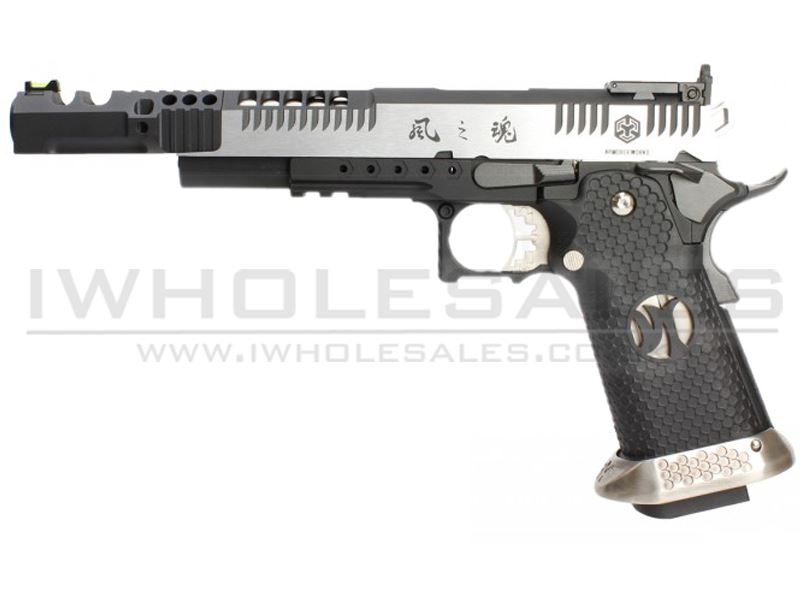 (Archived) Armorer Works Custom .38 SuperComp CO2 Blowback (AG-HX2401 – Silver – 4.5mm)