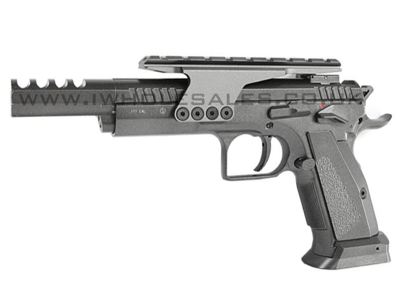 KWC 75 Competition Co2 Pistol (4.5mm-KMB-89AHN-Full Metal-BB-BK)