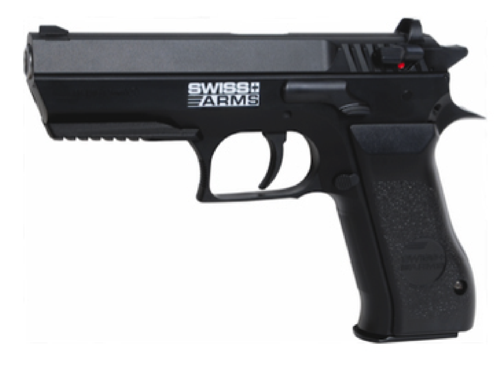 Swiss Arms 941 4.5mm/.177 Co2 Non-Blowback Pistol (Black – Cybergun – 288014)