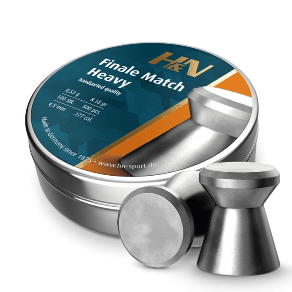 H&N Match Heavy (4.5mm/.177 Pellets – 500 Rounds)