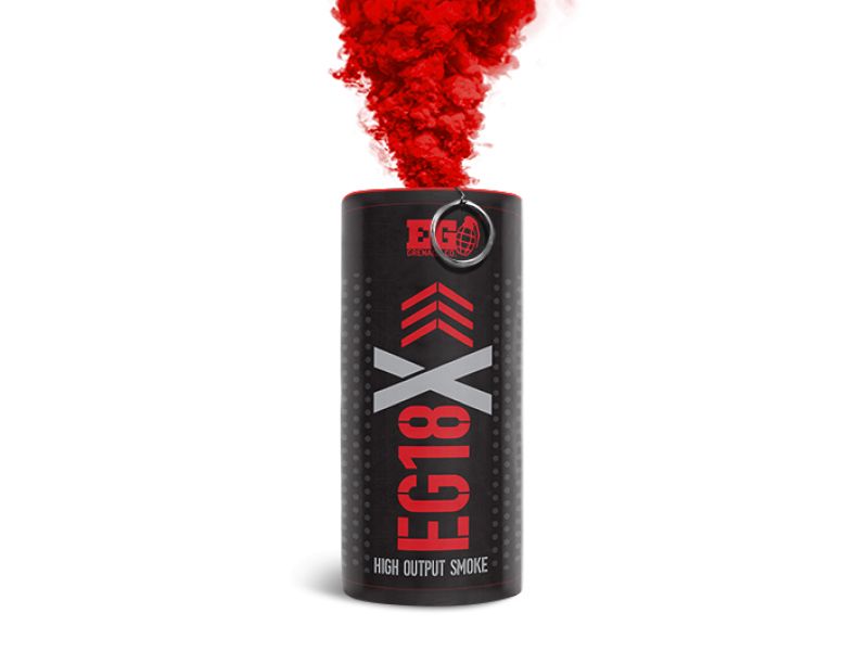 Enola Gaye EG18X Wire Pull Smoke Grenade (EG18XR – Red)
