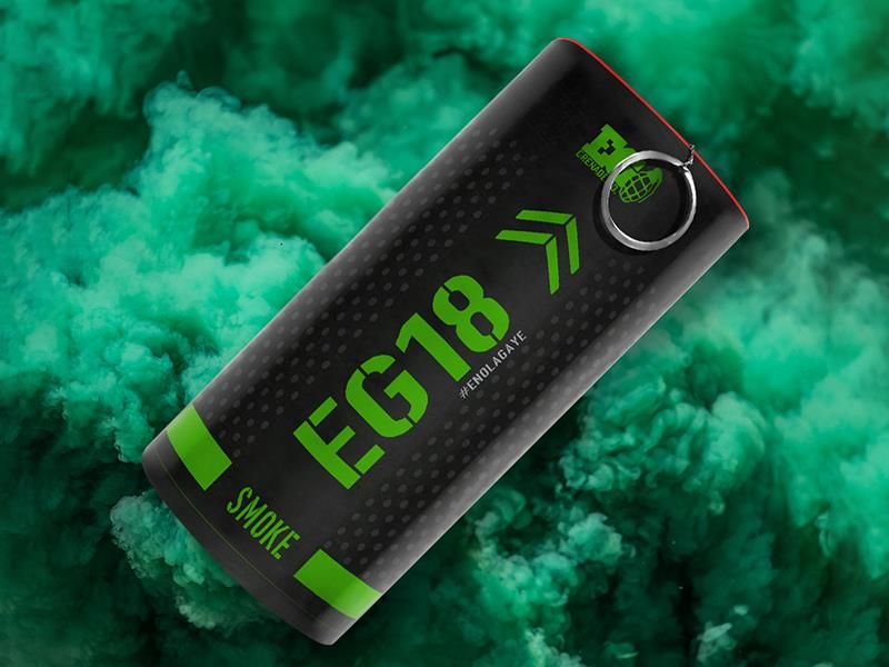 Enola Gaye EG18 Wire Pull Smoke Grenade (EG18AG – Green)