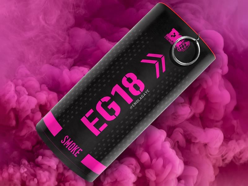 Enola Gaye EG18 Wire Pull Smoke Grenade (EG18APK – Pink)