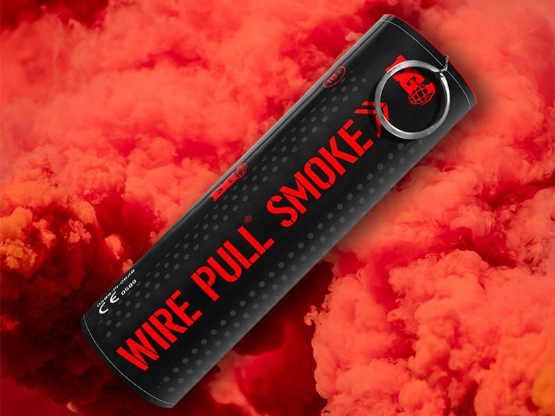 Enola Gaye WP40 Wire Pull Smoke Grenade (WP05R – Red)