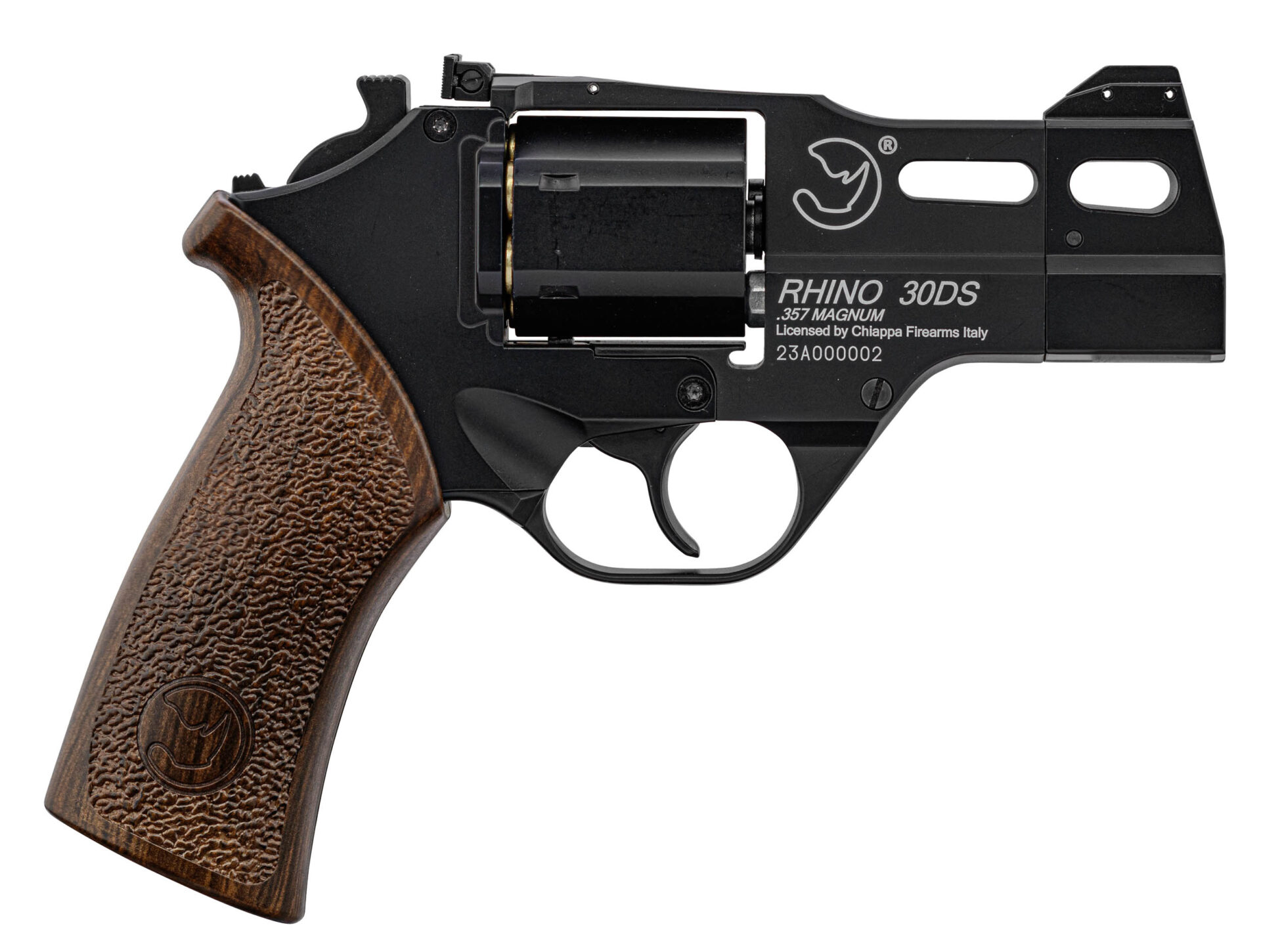Chiappa 4.5mm/.177 Charging Rhino 30DS Co2 Revolver (3″ – Black – 440.122)