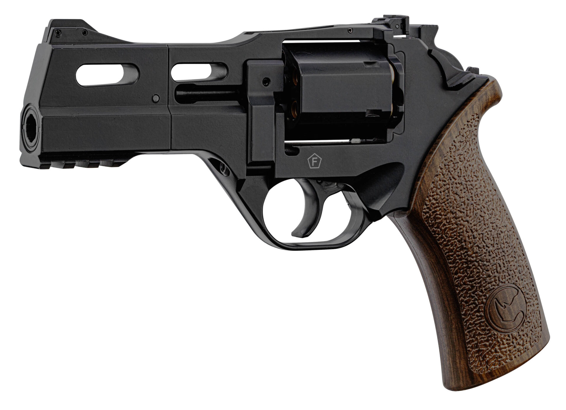 Chiappa 4.5mm/.177 Charging Rhino 40DS Co2 Revolver (4″ – Black – 440.123)