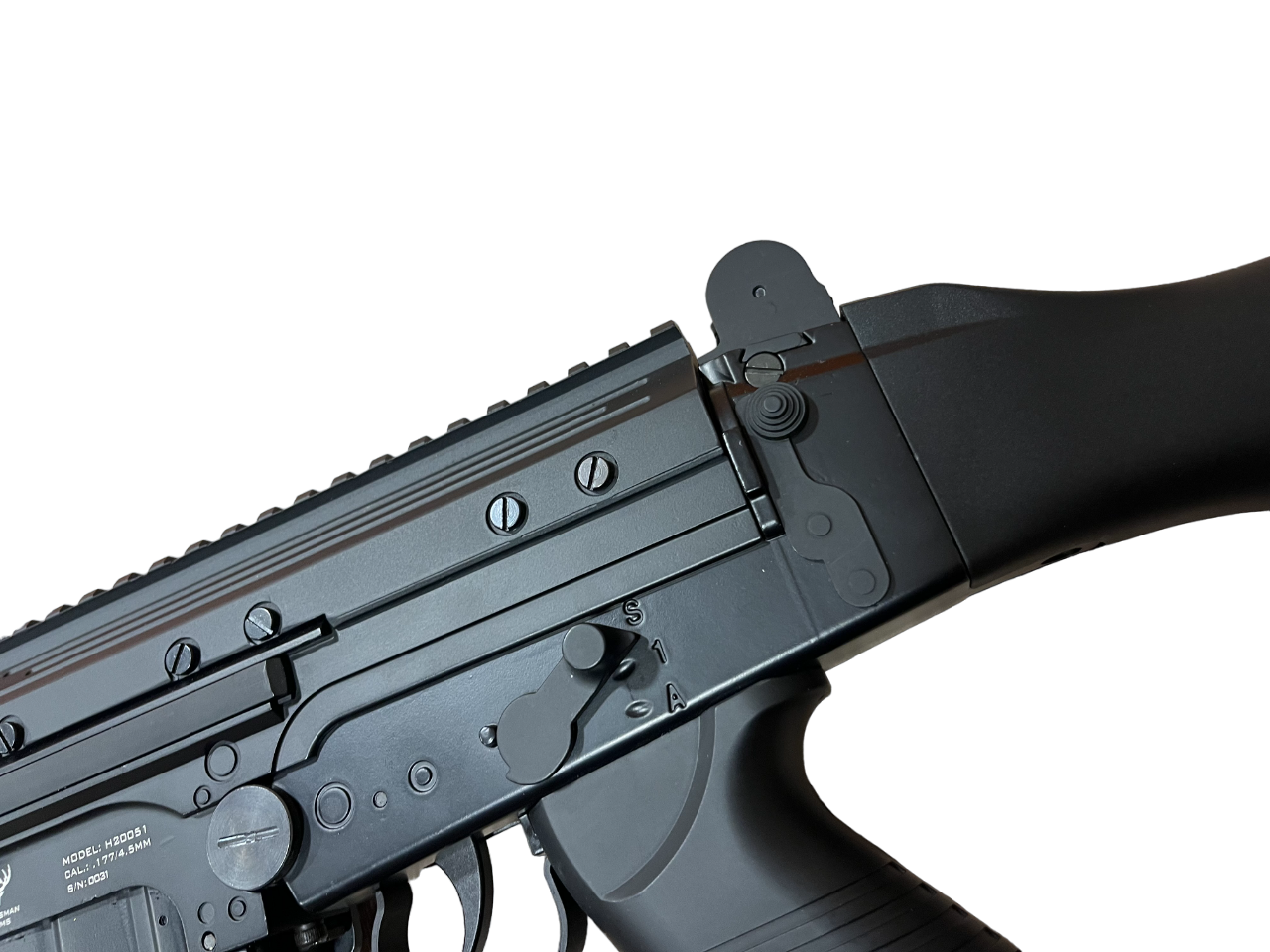 Huntsman Arms .177/4.5mm FAL Rifle (Co2 Powered – Black)