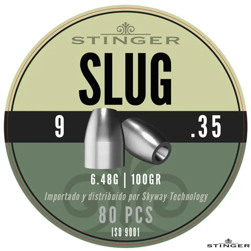 Stinger Slug .35/9.00mm – 6.48g – 80 Rounds